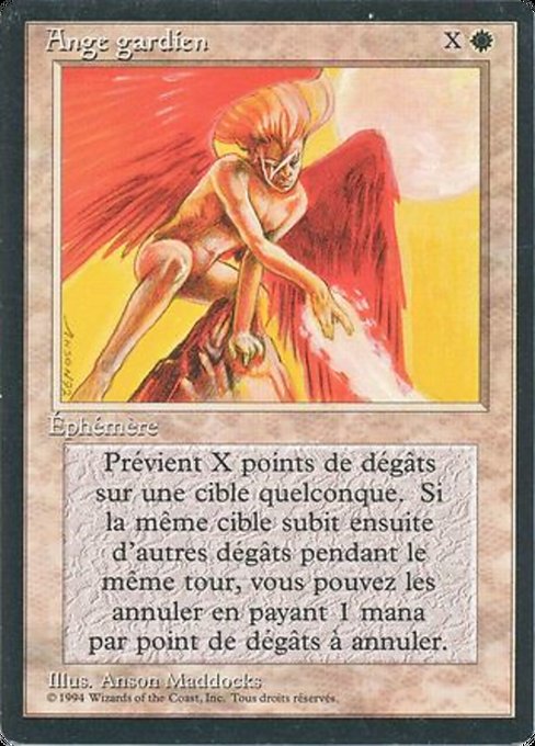 Guardian Angel - Foreign Black Border Common Card