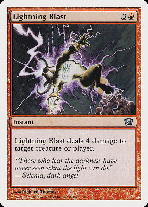 Lightning Blast - Eighth Edition Uncommon Card