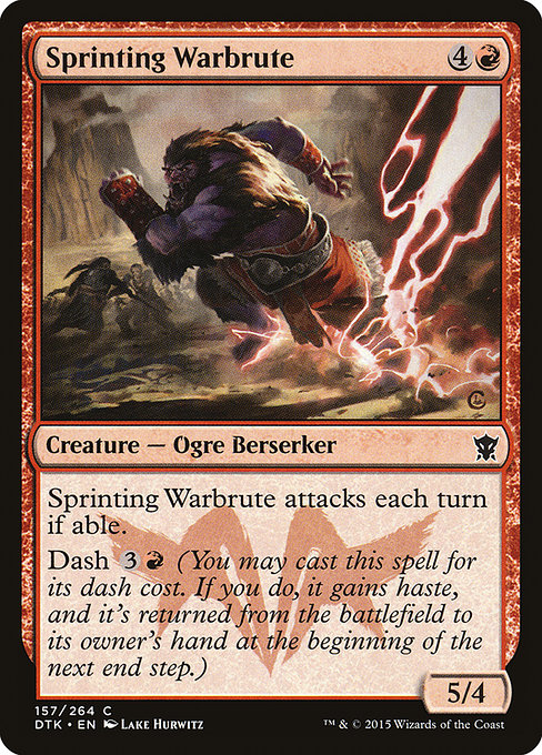 Sprinting Warbrute - Dragons of Tarkir Common Card