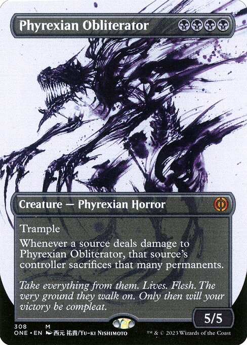 Phyrexian Obliterator - Phyrexia: All Will Be One Mythic Card