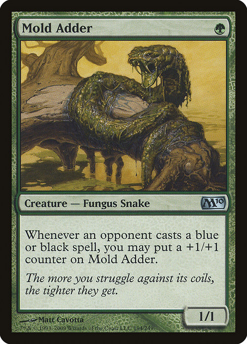 Mold Adder - Magic 2010 Uncommon Card