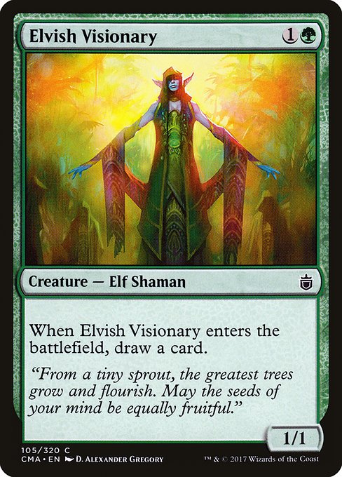 Elvish Visionary - Commander Anthology Common Card