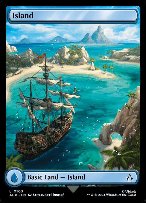 Island - Assassin's Creed Common Card