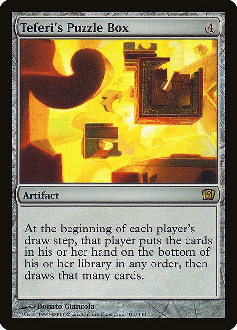Teferi's Puzzle Box - Ninth Edition Rare Card