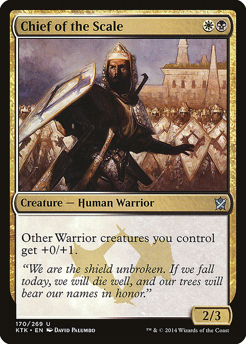 Chief of the Scale - Khans of Tarkir Uncommon Card