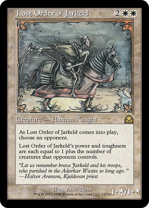 Lost Order of Jarkeld - Masters Edition II Rare Card