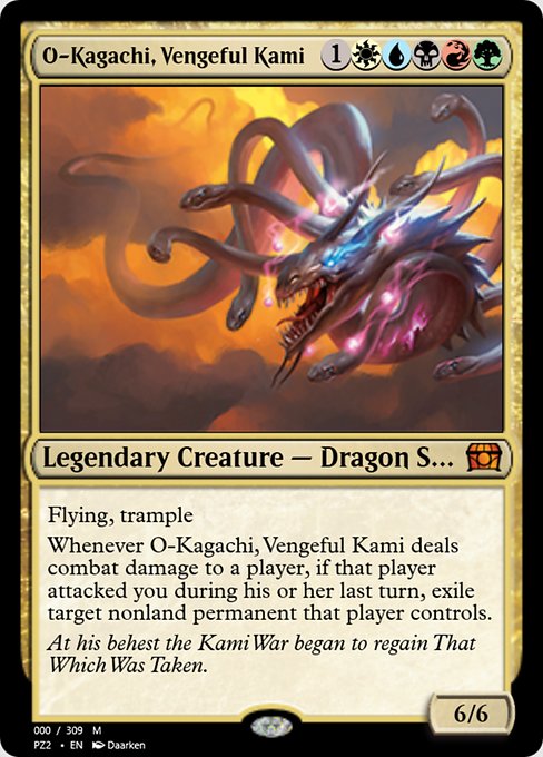 O-Kagachi, Vengeful Kami - Treasure Chest Mythic Card
