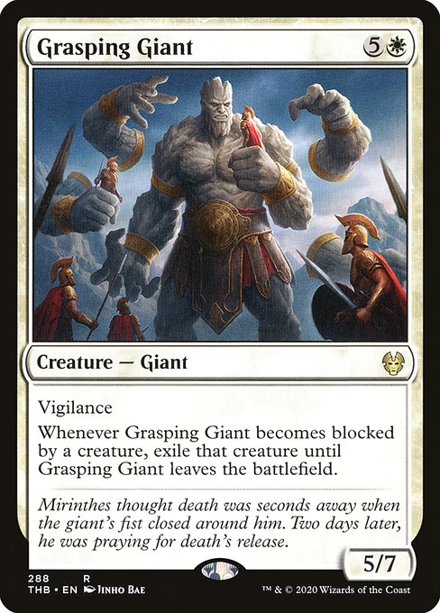 Grasping Giant - Theros Beyond Death Rare Card