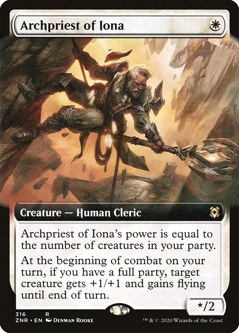 Archpriest of Iona - Zendikar Rising Rare Card