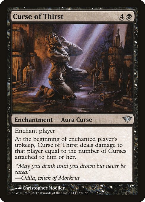 Curse of Thirst - Dark Ascension Uncommon Card