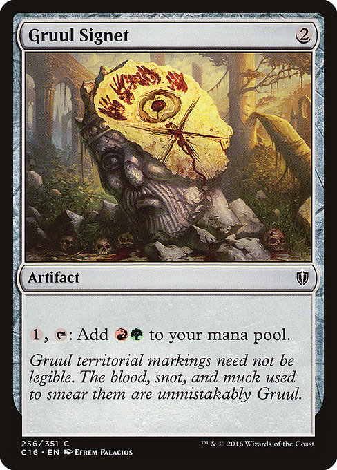 Gruul Signet - Commander 2016 Common Card
