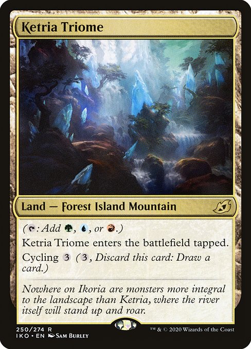 Ketria Triome - Ikoria: Lair of Behemoths Rare Card
