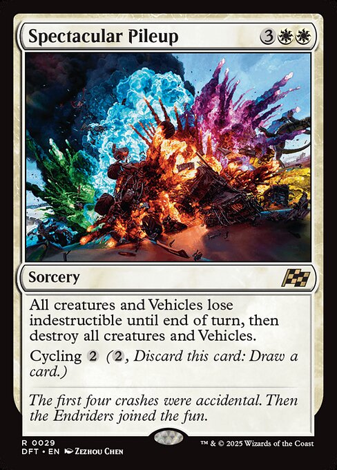 Spectacular Pileup - Aetherdrift Rare Card