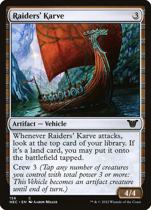 Raiders' Karve - Neon Dynasty Commander Common Card