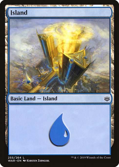 Island - War of the Spark Common Card