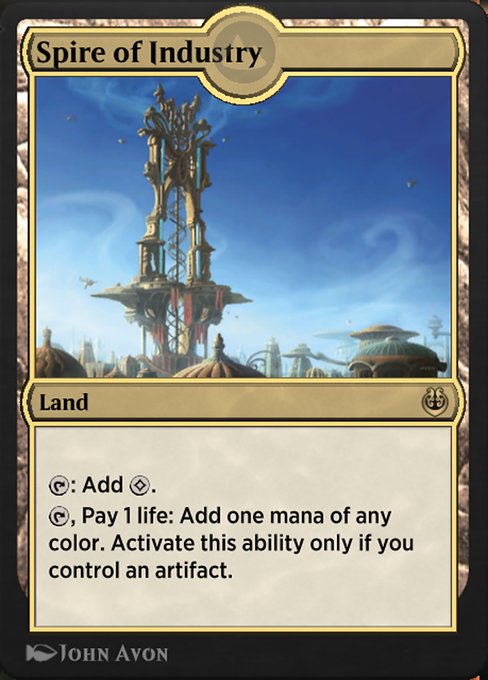 Spire of Industry - Kaladesh Remastered Rare Card
