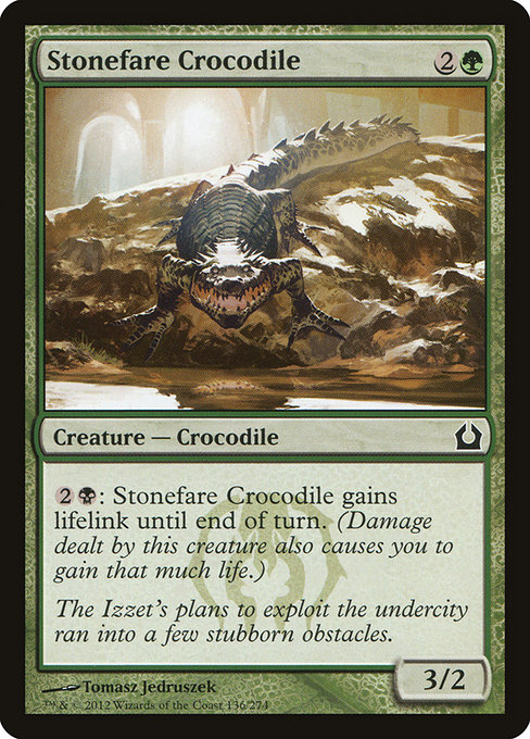 Stonefare Crocodile - Return to Ravnica Common Card