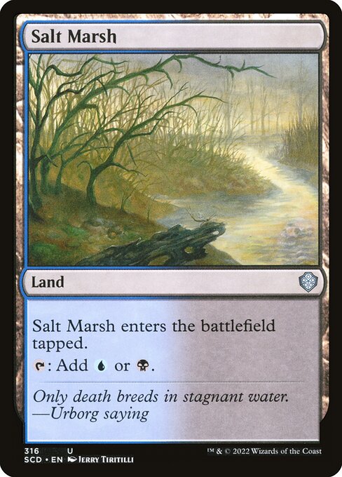 Salt Marsh - Starter Commander Decks Uncommon Card