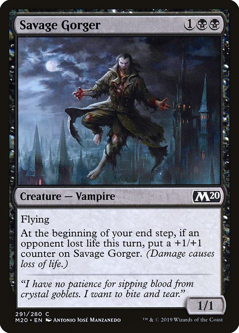 Savage Gorger - Core Set 2020 Common Card