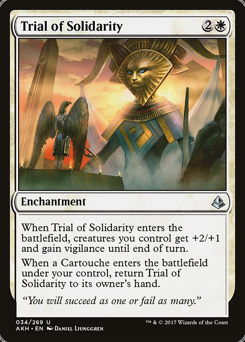 Trial of Solidarity - Amonkhet Uncommon Card