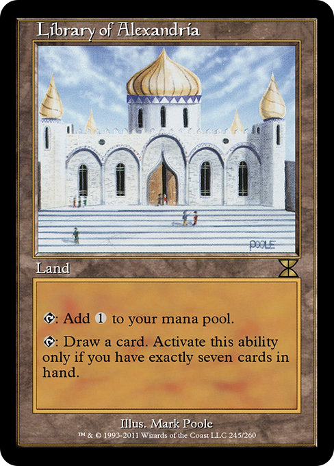 Library of Alexandria - Masters Edition IV Rare Card