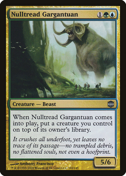 Nulltread Gargantuan - Alara Reborn Uncommon Card