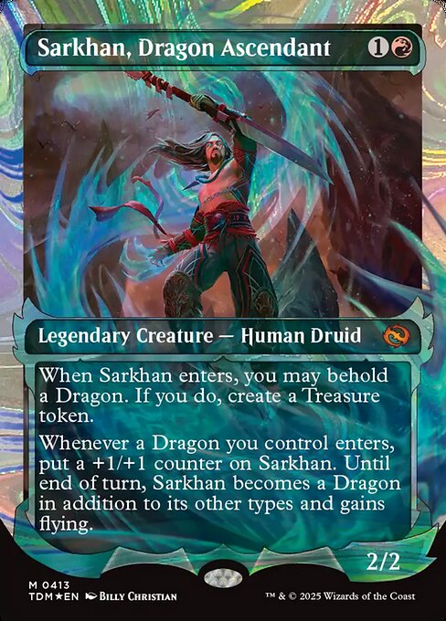 Sarkhan, Dragon Ascendant - Tarkir: Dragonstorm Mythic Card