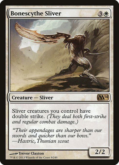 Bonescythe Sliver - Magic 2014 Rare Card