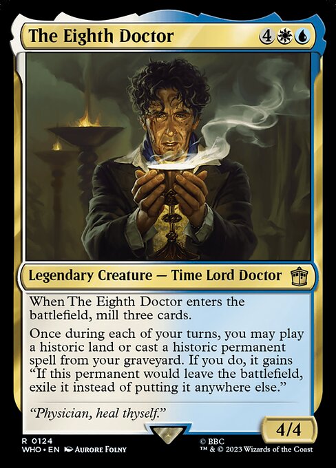 The Eighth Doctor - Doctor Who Rare Card