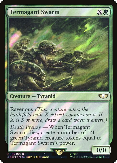 Termagant Swarm - Warhammer 40,000 Commander Rare Card