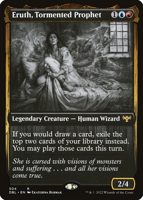 Eruth, Tormented Prophet - Innistrad: Double Feature Rare Card