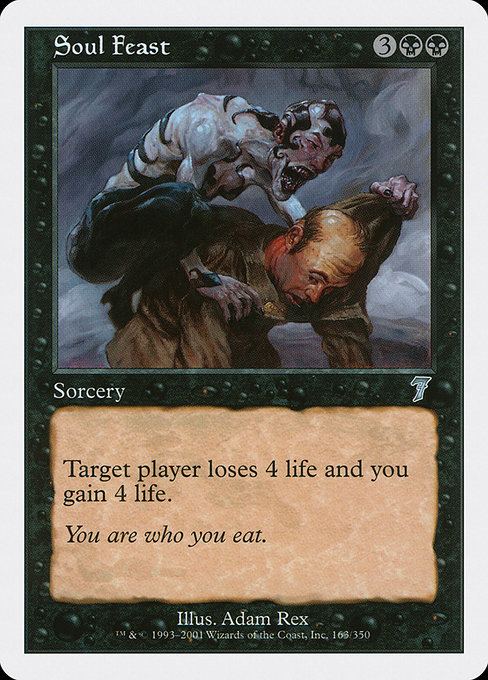 Soul Feast - Seventh Edition Uncommon Card