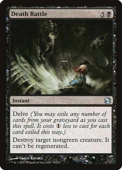Death Rattle - Modern Masters Uncommon Card