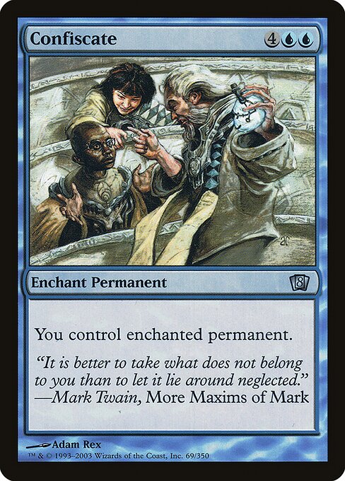 Confiscate - Eighth Edition Uncommon Card