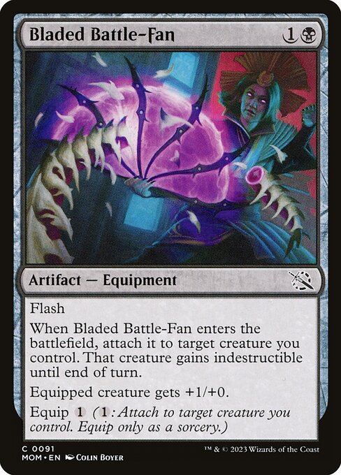 Bladed Battle-Fan - March of the Machine Common Card