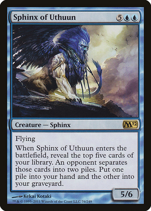 Sphinx of Uthuun - Magic 2012 Rare Card