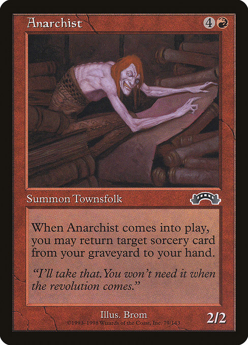 Anarchist - Exodus Common Card