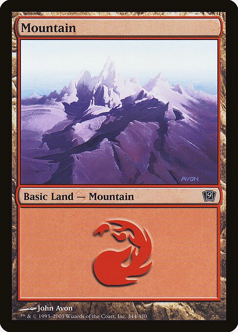 Mountain - Ninth Edition Common Card