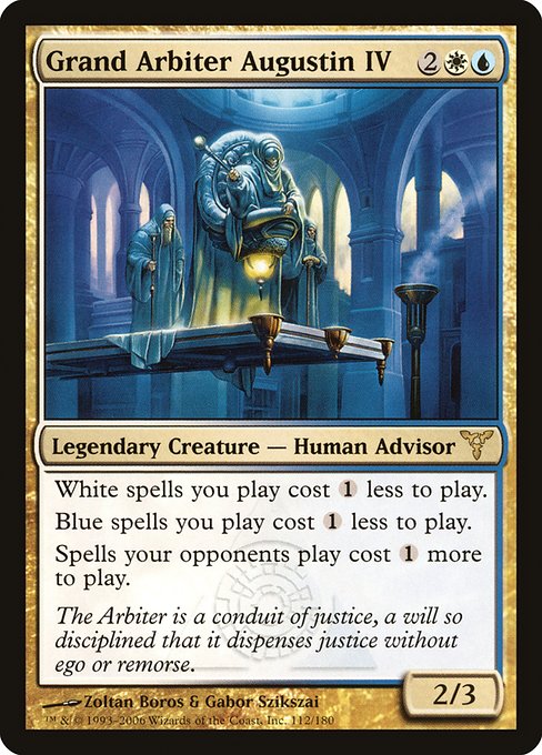 Grand Arbiter Augustin IV - Dissension Rare Card