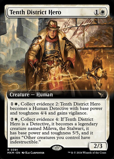 Tenth District Hero - Murders at Karlov Manor Rare Card