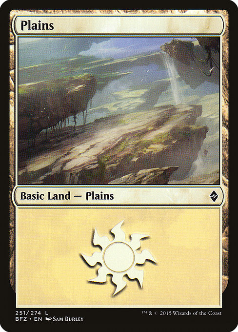 Plains - Battle for Zendikar Common Card