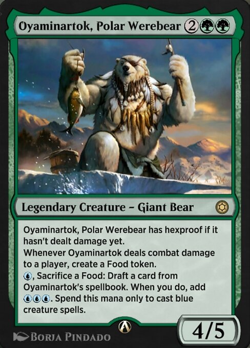 Oyaminartok, Polar Werebear - Alchemy Horizons: Baldur's Gate Rare Card
