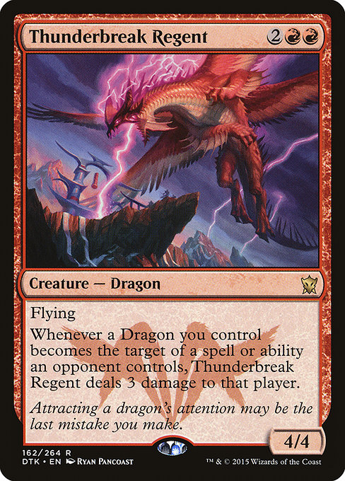 Thunderbreak Regent - Dragons of Tarkir Rare Card