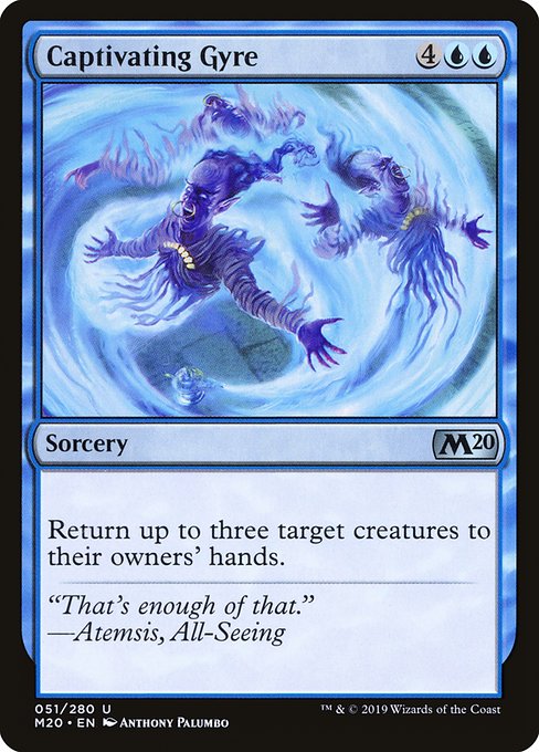 Captivating Gyre - Core Set 2020 Uncommon Card