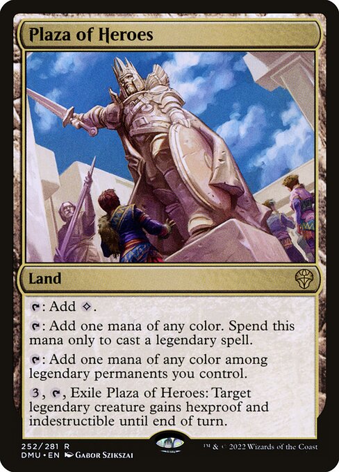 Plaza of Heroes - Dominaria United Rare Card