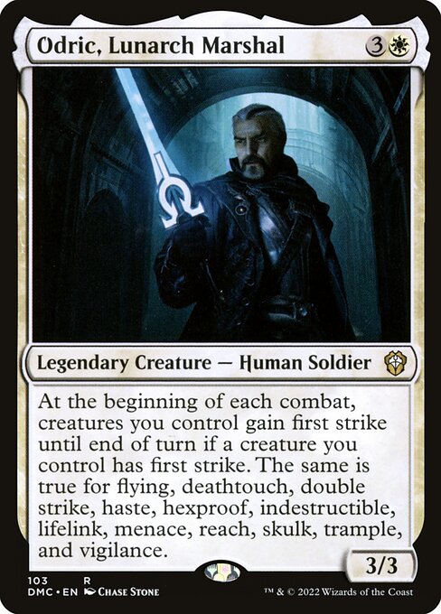 Odric, Lunarch Marshal - Dominaria United Commander Rare Card
