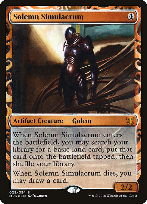 Solemn Simulacrum - Kaladesh Inventions Special Card