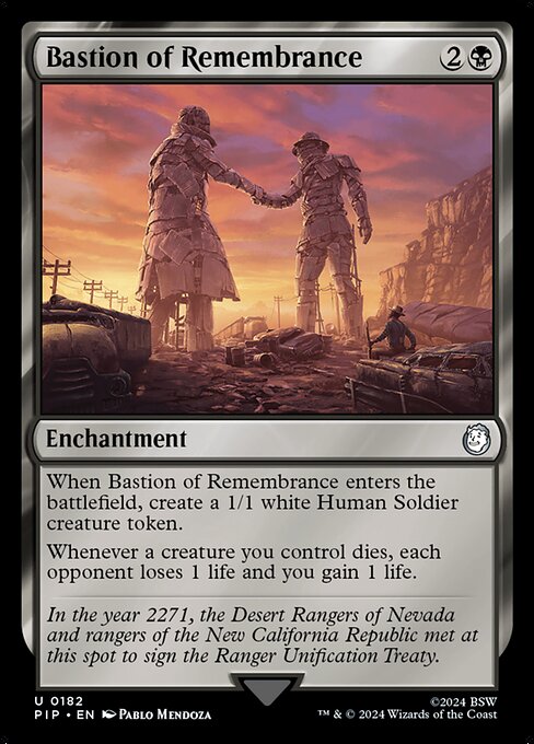 Bastion of Remembrance - Fallout Uncommon Card