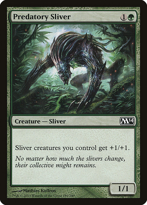 Predatory Sliver - Magic 2014 Common Card