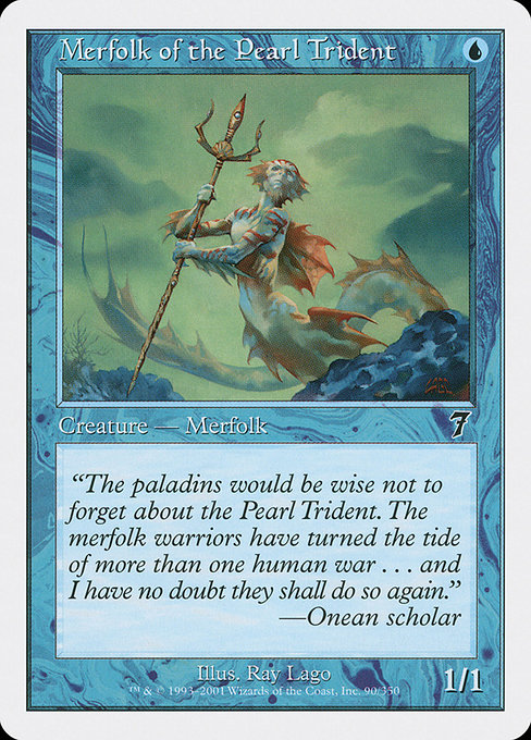 Merfolk of the Pearl Trident - Seventh Edition Common Card